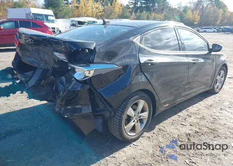 2013 Hyundai Elantra Gls from USA, damaged, VIN 5NPDH4AE6DH429471